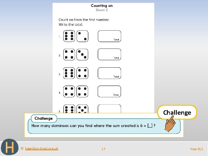 Challenge © hamilton-trust. org. uk 17 Year R/1 
