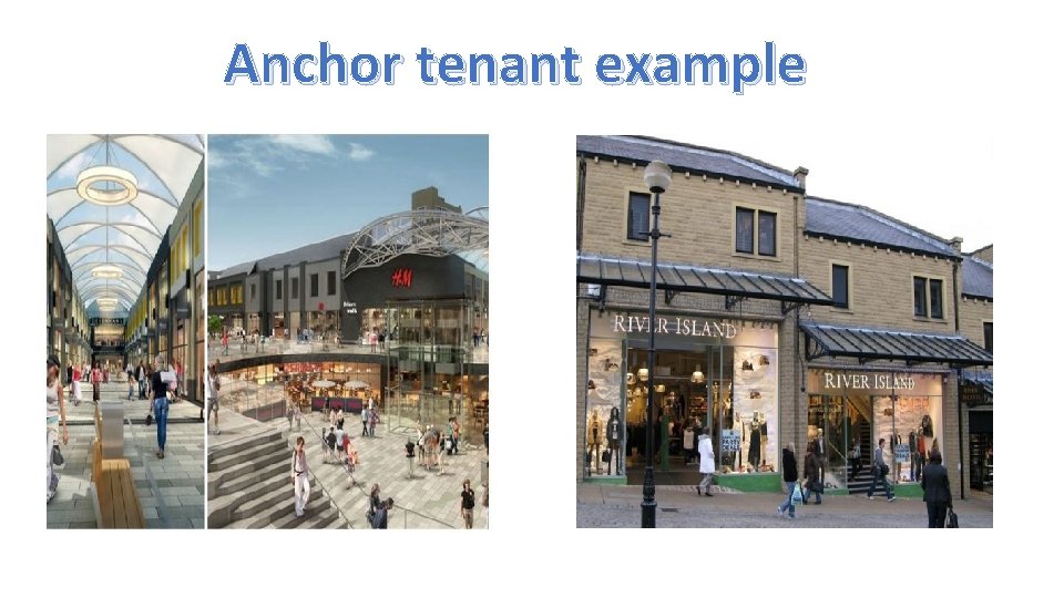 Anchor tenant example 