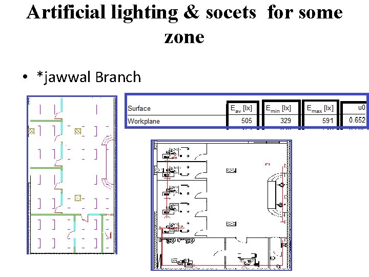 Artificial lighting & socets for some zone • *jawwal Branch 