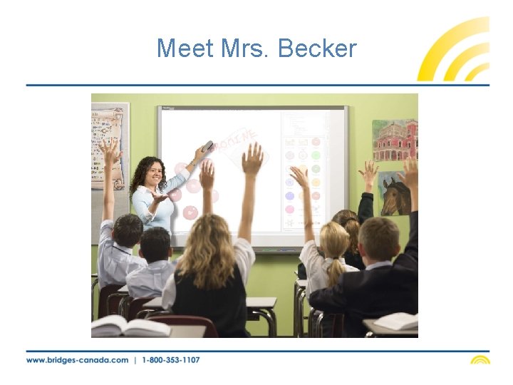 Meet Mrs. Becker 