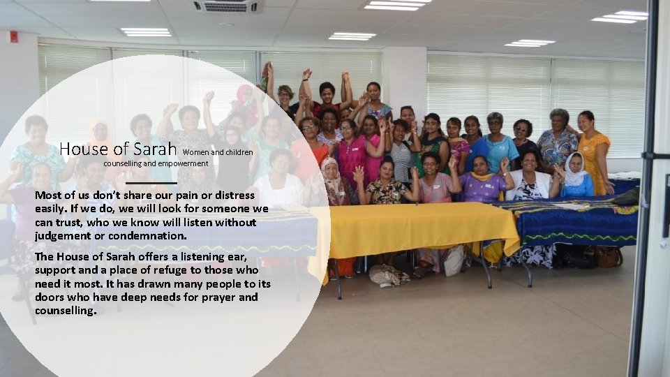 House of Sarah Women and children counselling and empowerment Most of us don’t share