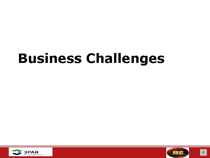 Business Challenges 7 
