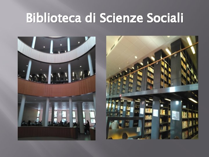 Biblioteca di Scienze Sociali 