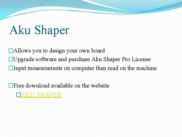 Surfboard Technology Aku Shaper Jae Oshiro ITMG 100