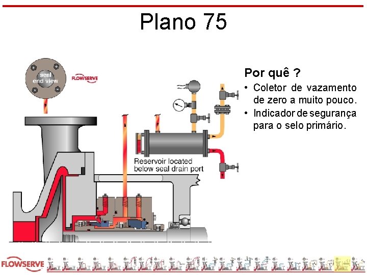 Plano 75 Por quê ? • Coletor de vazamento de zero a muito pouco.