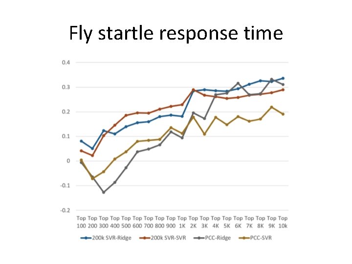 Fly startle response time 