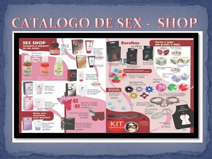 CATALOGO DE SEX - SHOP 