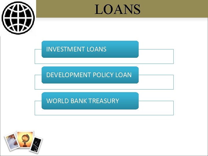 LOANS INVESTMENT LOANS DEVELOPMENT POLICY LOAN WORLD BANK TREASURY 