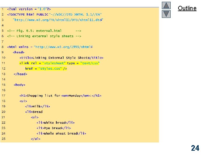 Outline external. html (1 of 2) 24 