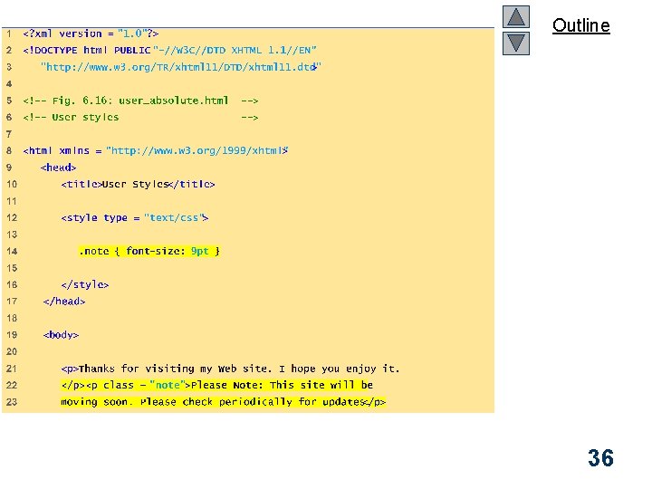 Outline User_absolute. html (1 of 2) 36 