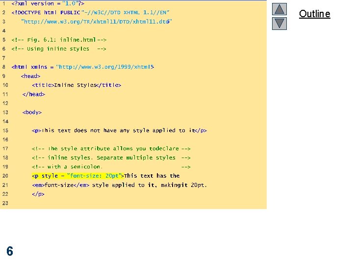 Outline inline. html (1 of 2) 6 