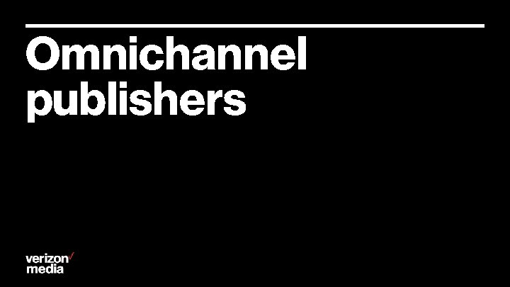 Omnichannel publishers 