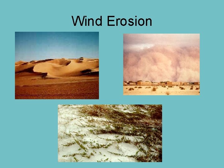 Wind Erosion 
