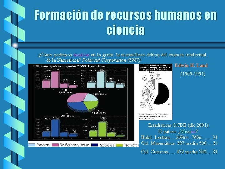 Formación de recursos humanos en ciencia ¿Cómo podemos inculcar en la gente la maravillosa