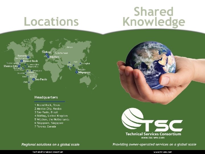 Global Solutions TSC Technical Services Consortium 