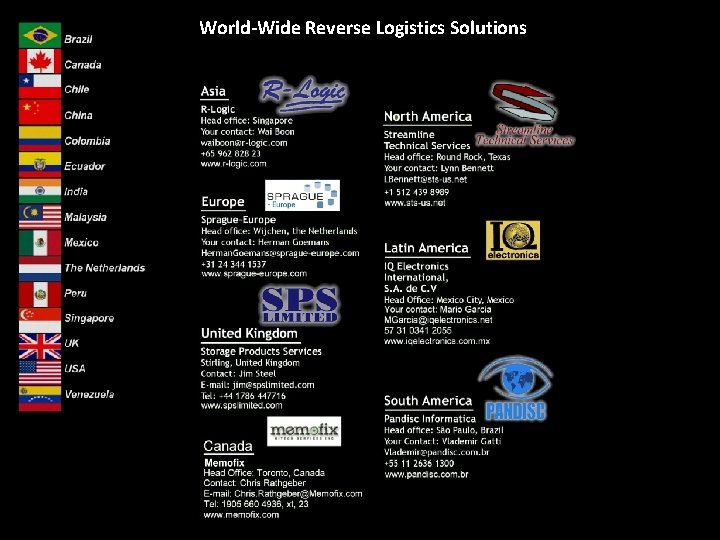 World-Wide Reverse Logistics Solutions 