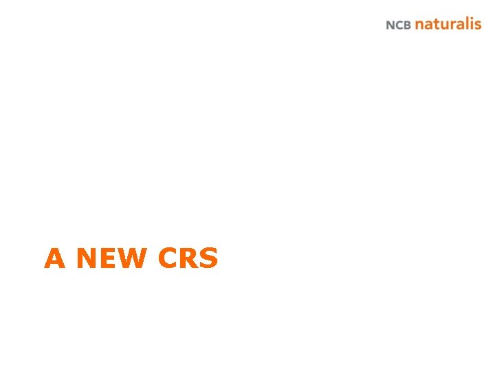 A NEW CRS 