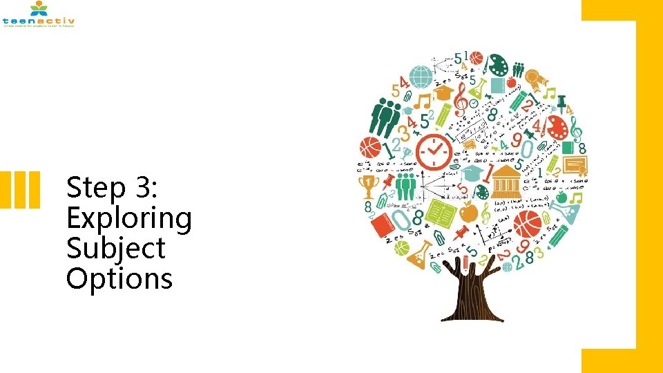 Step 3: Exploring Subject Options 