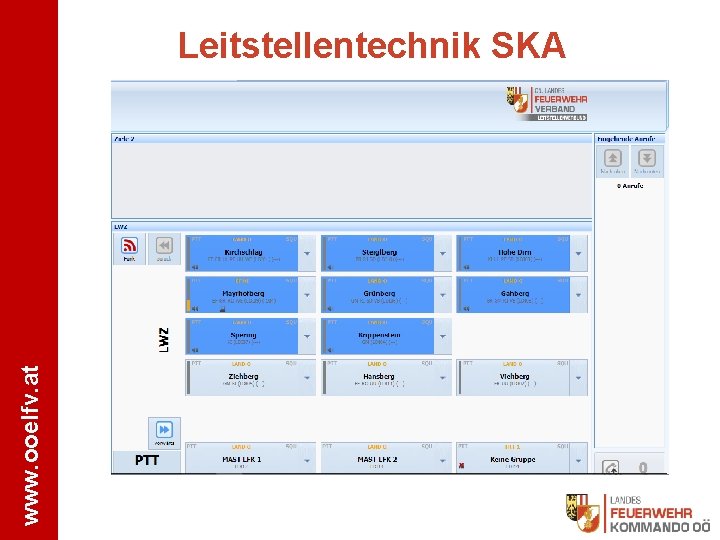 www. ooelfv. at Leitstellentechnik SKA 