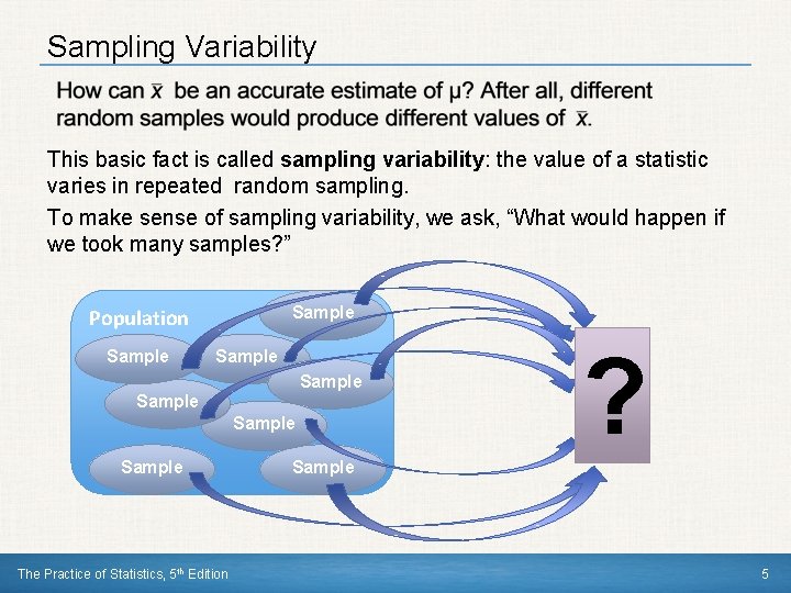 CHAPTER 7 Sampling Distributions 7 1 What Is