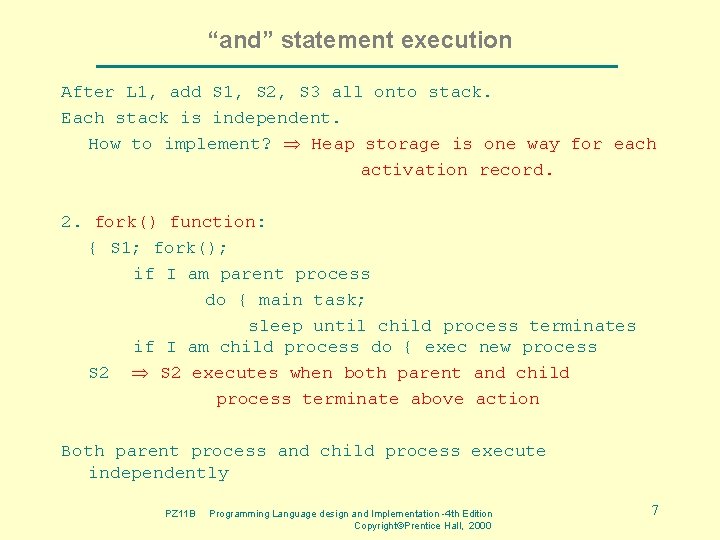 “and” statement execution After L 1, add S 1, S 2, S 3 all “and” statement execution After L 1, add S 1, S 2, S 3 all