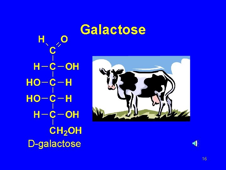 Galactose D-galactose 16 