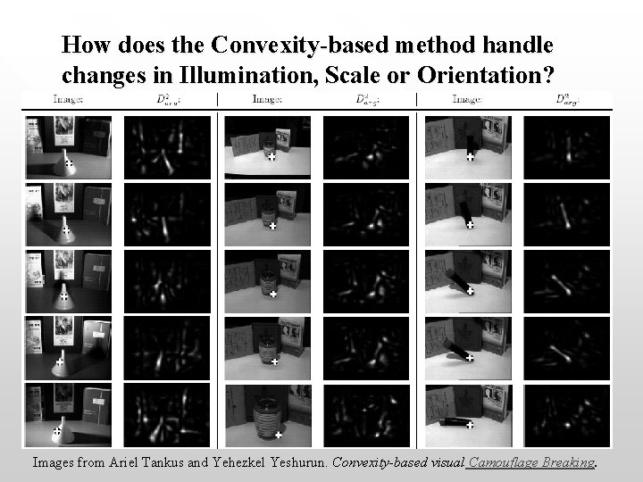 How does the Convexity-based method handle changes in Illumination, Scale or Orientation? Images from