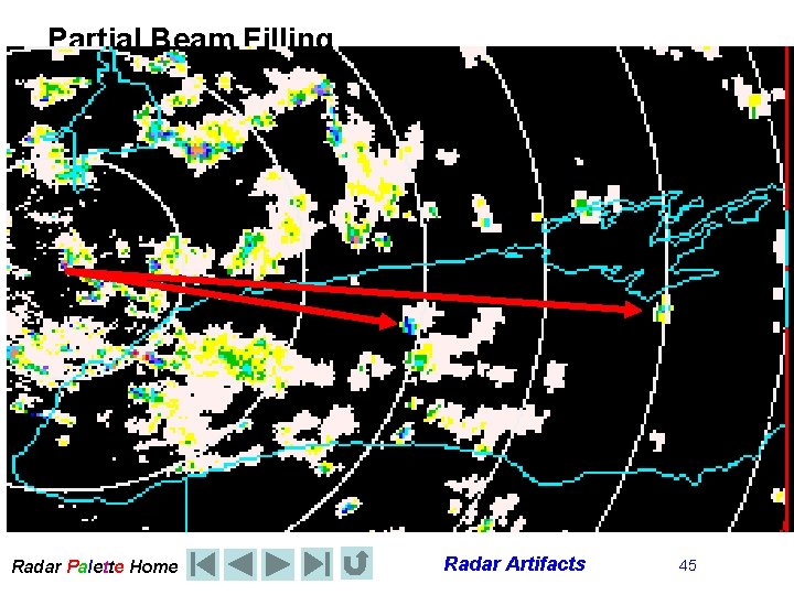 Partial Beam Filling Radar Palette Home Radar Artifacts 45 