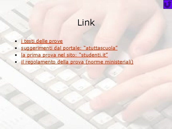 Link • • i testi delle prove suggerimenti dal portale: “atuttascuola” la prima prova