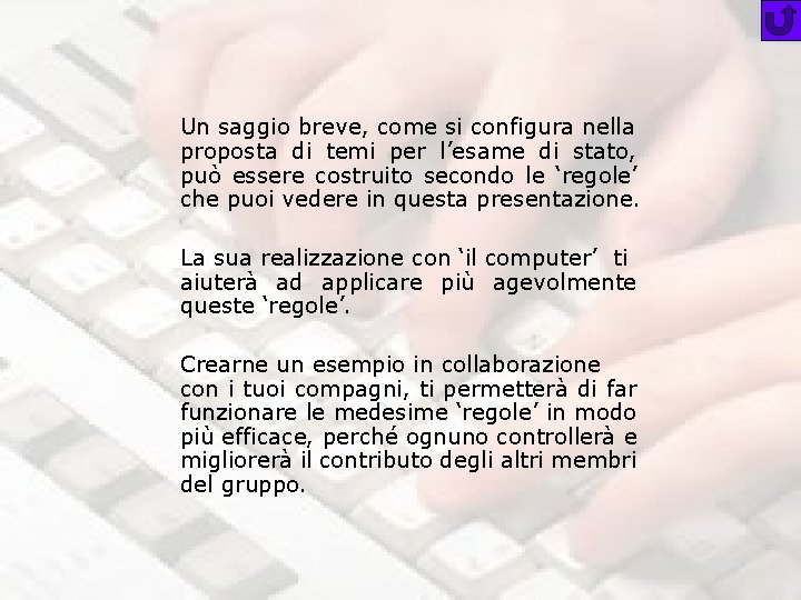 Un saggio breve, come si configura nella proposta di temi per l’esame di stato,
