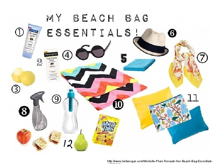 http: //www. bellasugar. com/Michelle-Phan-Reveals-Her-Beach-Bag-Essentials- 