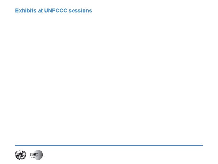 Exhibits at UNFCCC sessions 