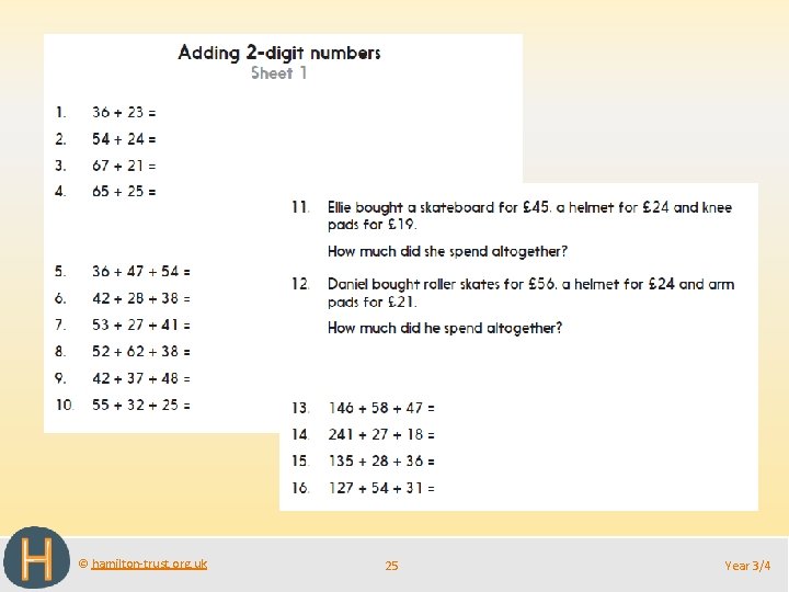© hamilton-trust. org. uk 25 Year 3/4 