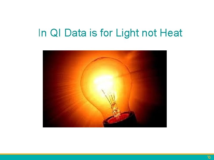 In QI Data is for Light not Heat 