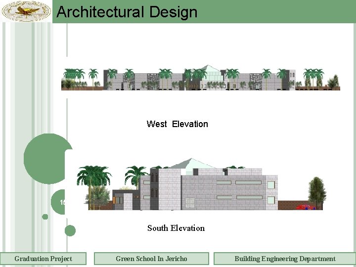 Architectural Design West Elevation 15 South Elevation Graduation Project Green School In Jericho Building