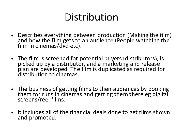 4 Stages of a Film Production Distribution Marketing