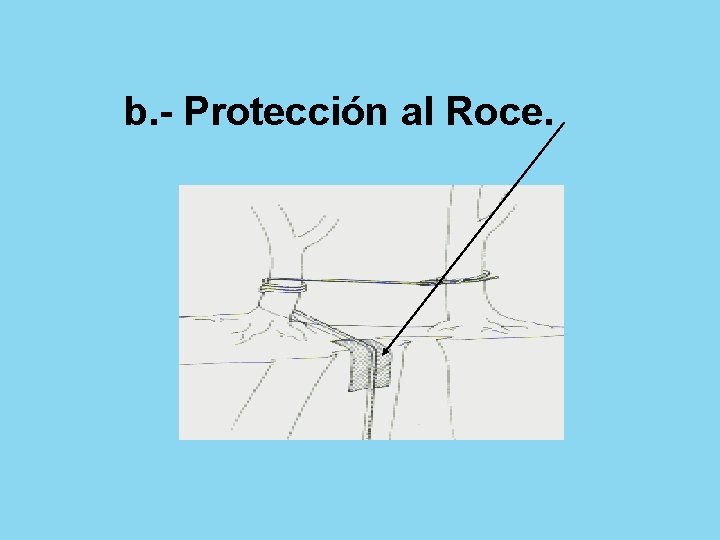 b. - Protección al Roce. 