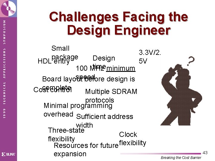 Challenges Facing the Design Engineer Small 3. 3 V/2. package Design 5 V HDL