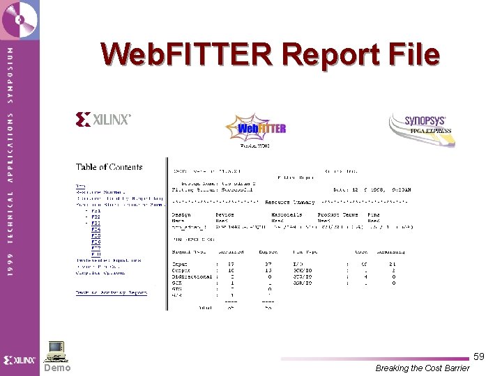 Web. FITTER Report File 59 Demo Breaking the Cost Barrier 