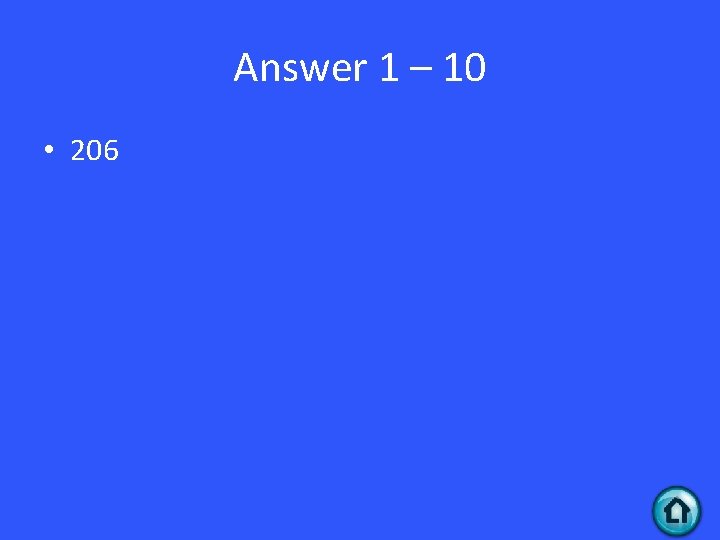 Answer 1 – 10 • 206 
