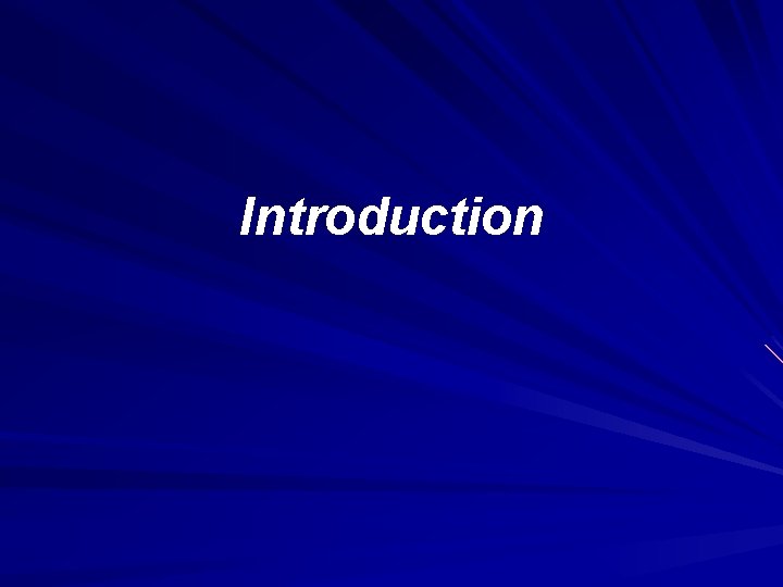 Introduction 