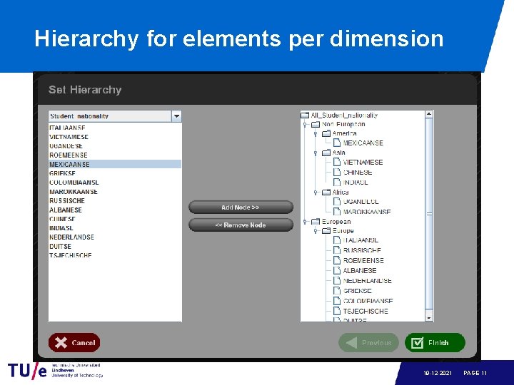 Hierarchy for elements per dimension 19 -12 -2021 PAGE 11 
