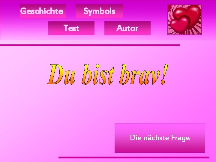 Geschichte Symbols Test Autor Die nächste Frage 