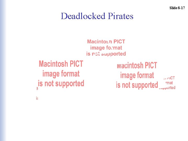Slide 8 -17 Deadlocked Pirates 