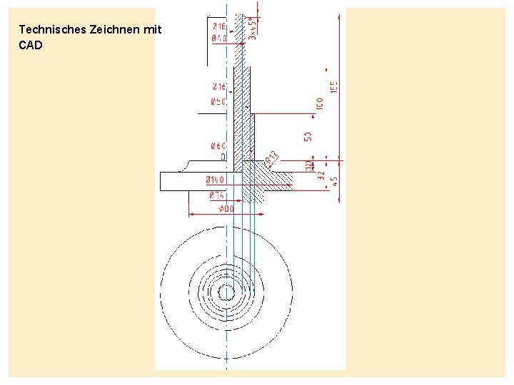 Technisches Zeichnen mit CAD 