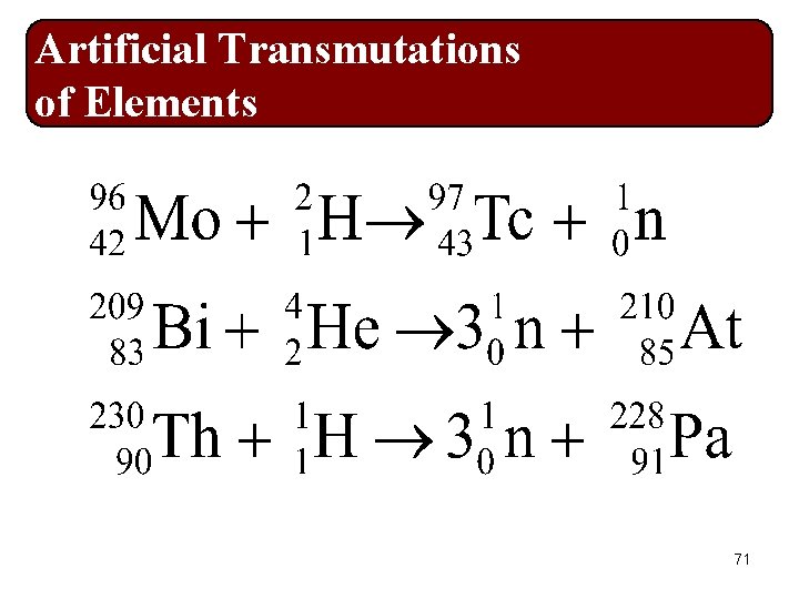 Unit 3 Nuclear Chemistry 1 Unit Objectives Describe