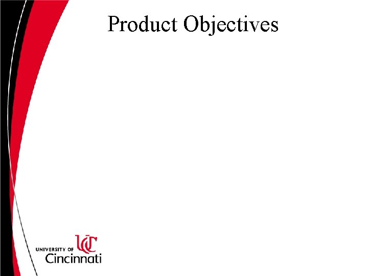 Product Objectives 