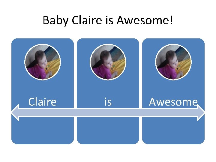 Baby Claire is Awesome! Claire is Awesome 