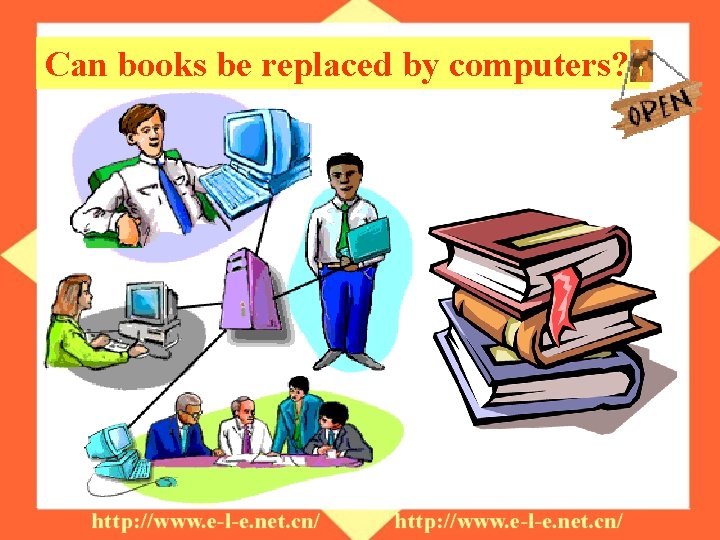 Can books be replaced by computers? 