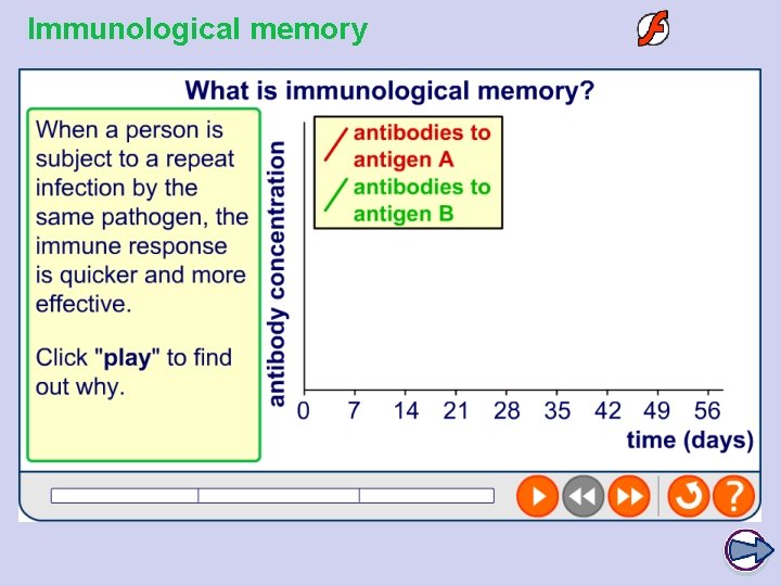 Immunological memory 